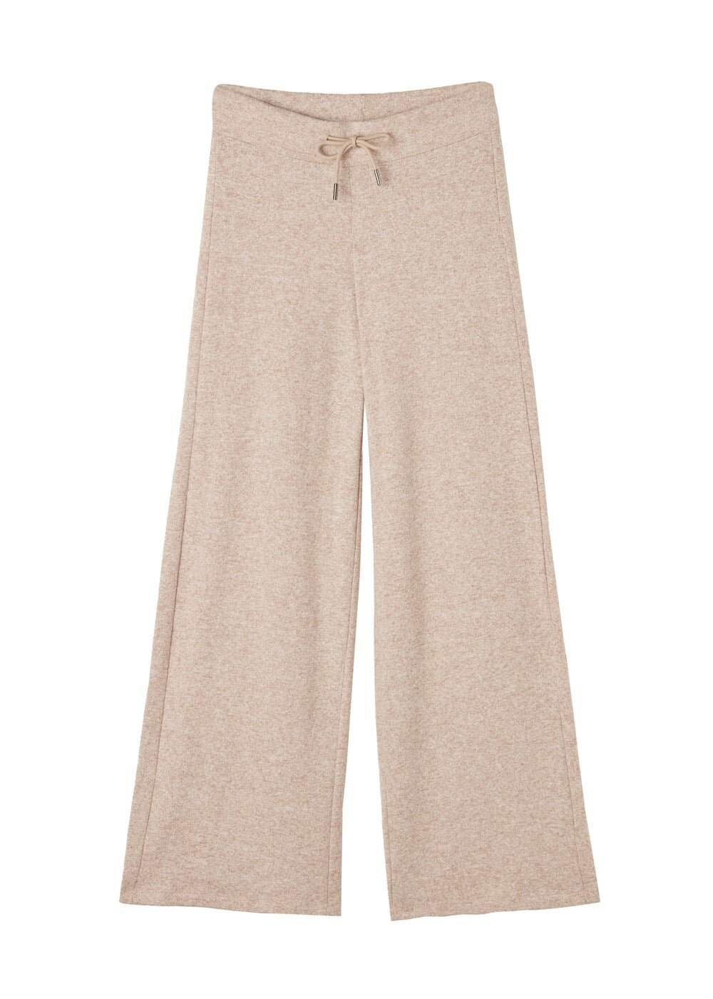 Wide leg trousers Calzedonia, mottled beige