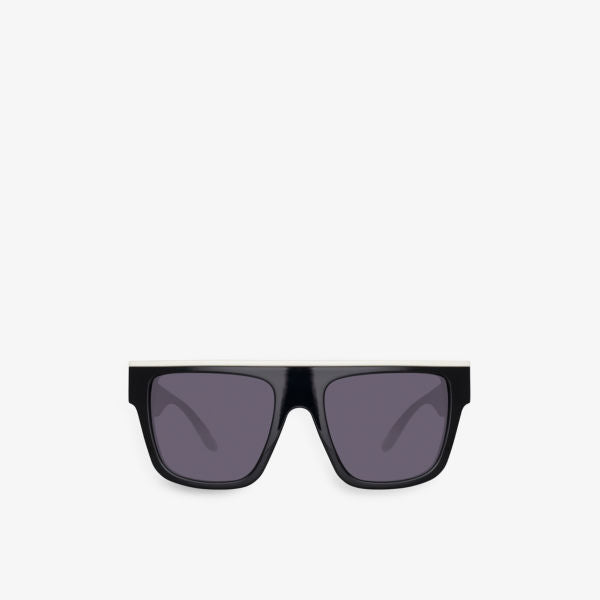 MAGDA12C2SUN Magda Butrym Acetate Flat Top Sunglasses, Black