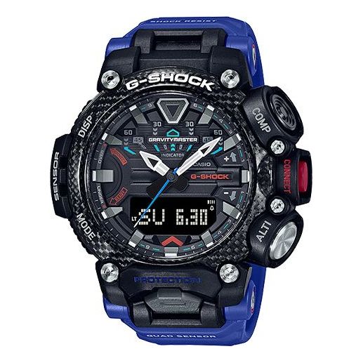 CASIO G-Shock Gravitymaster 'Black Blue' watch, black