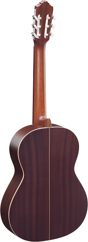 Acoustic guitar Ortega Guitars R190 Traditional Series Classical 6-String Guitar w/ Free Bag Made in Spain with Solid North American Cedar Top and Caoba Body, Satin Finish