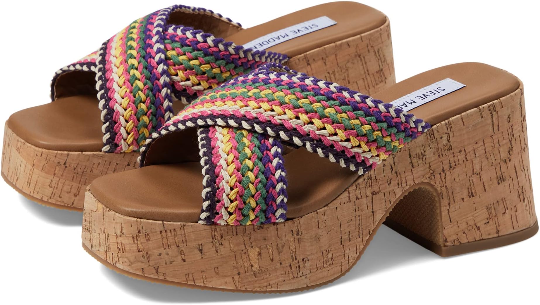 صندل Rosy Wedge من Steve Madden، متعدد الألوان