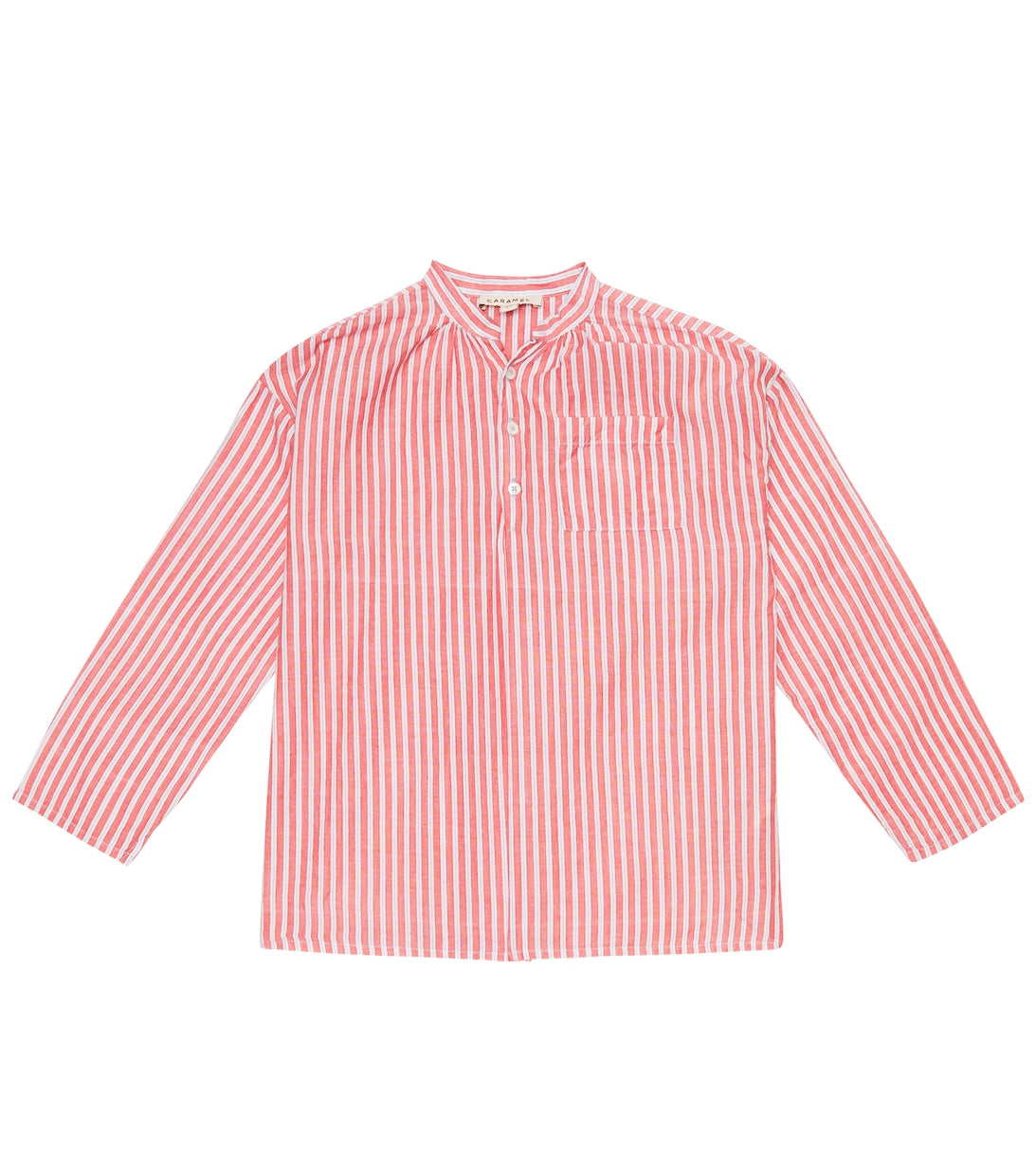 Adonis Caramel cotton shirt, red