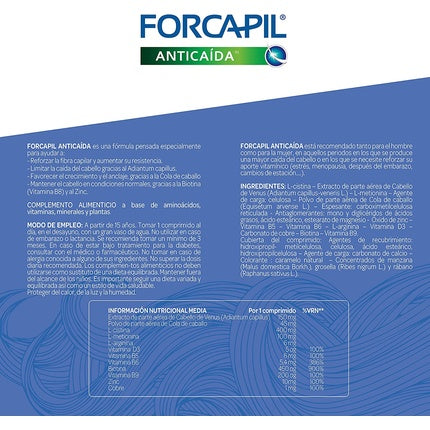 Arkopharma Forcapil AnticagDa Pack 3 months, Crecimiento, Resistгєncia Y Anclaje, Arkopharm