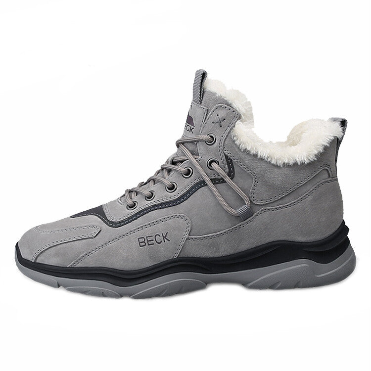 Lifestyle Shoes Men High-Top Beck Sneakers, Gray