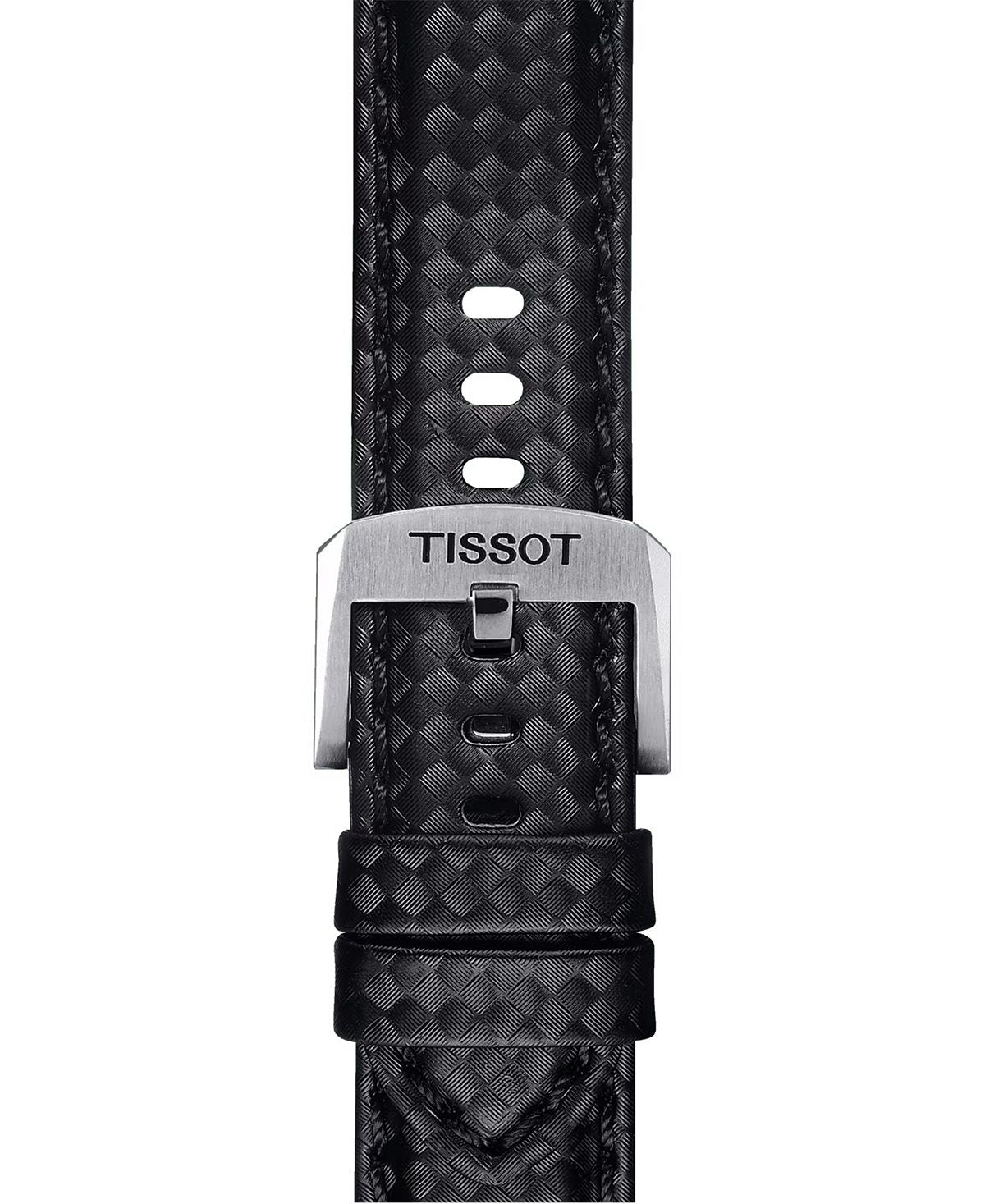 حزام ساعة Tissot الرسمي المصنوع من القماش الأسود