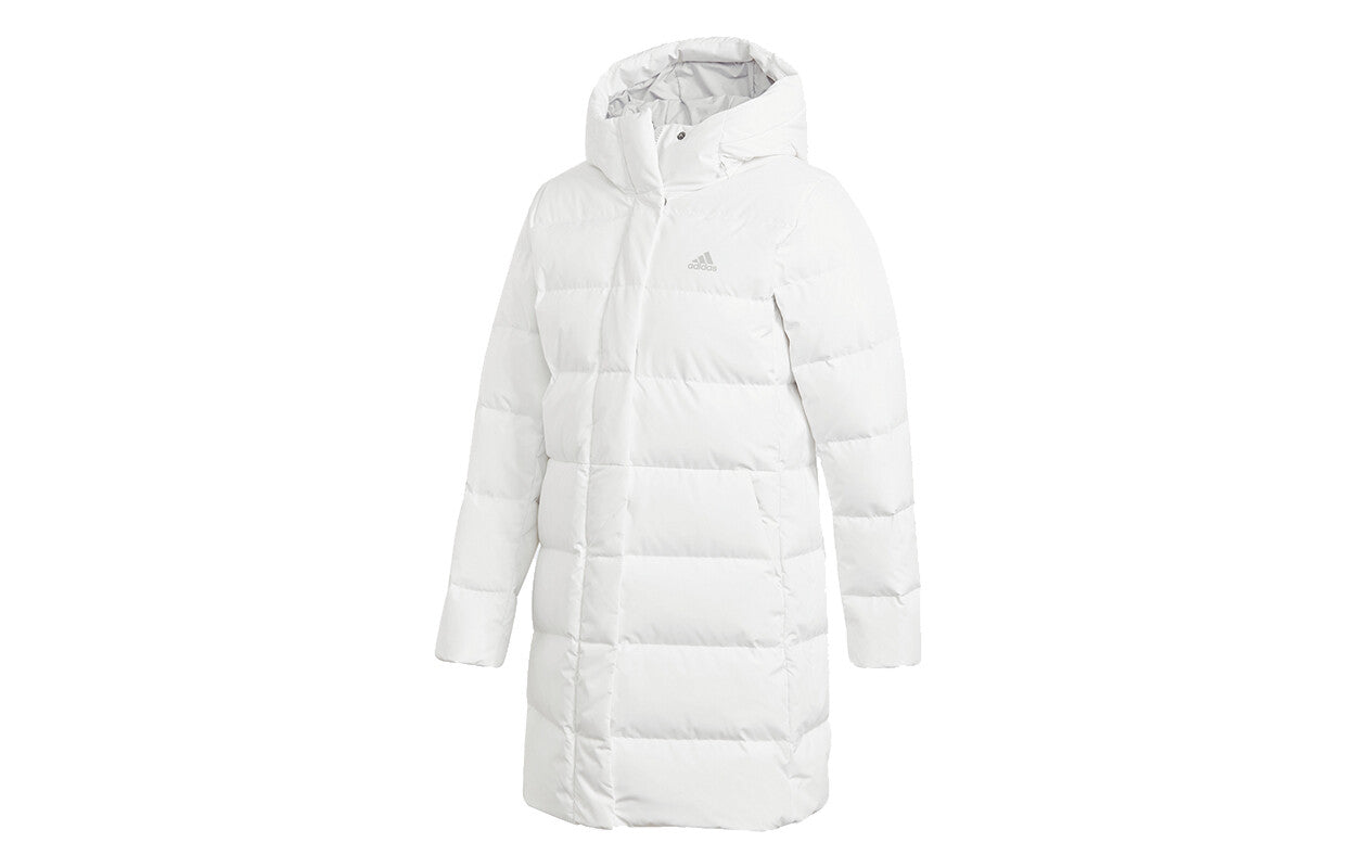 Women's down jacket white Adidas