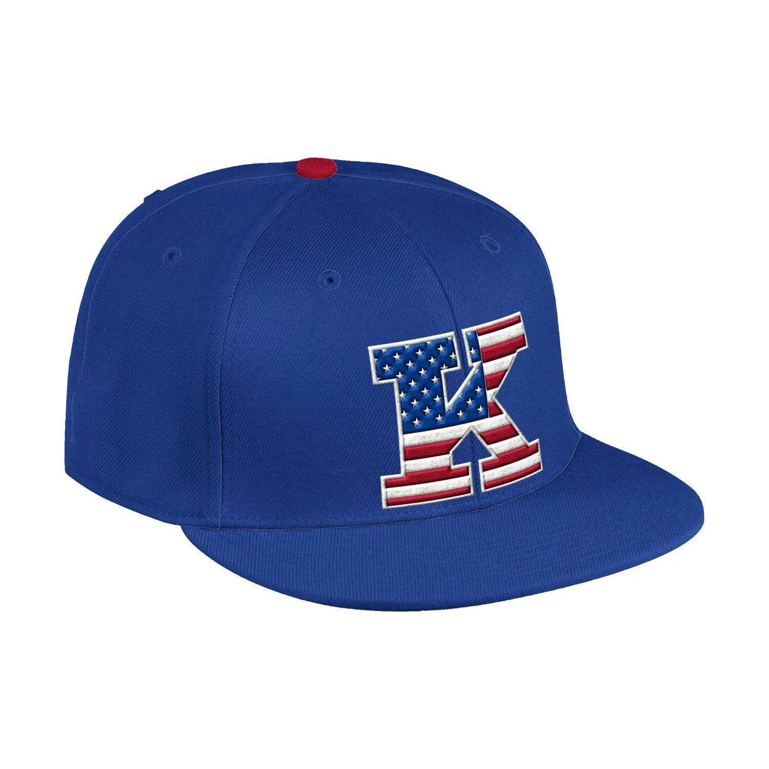 قبعة بيسبول adidas Royal Kansas Jayhawks Patriotic On-Field للرجال