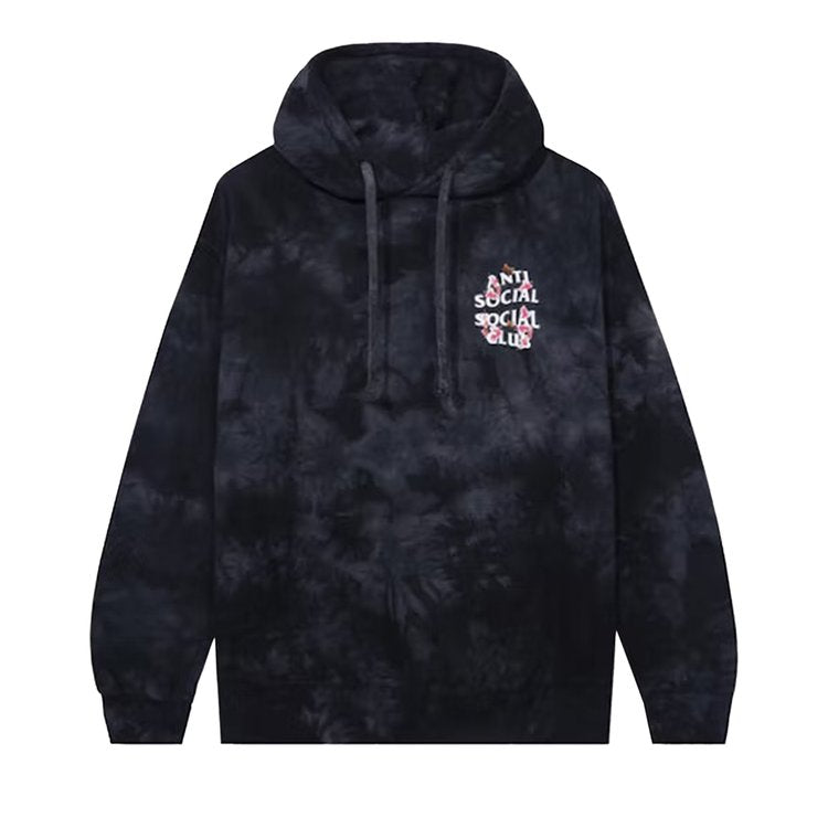 Anti Social Social Club Kkoch Never Dies 'Black Tie Dye' Hoodie, black