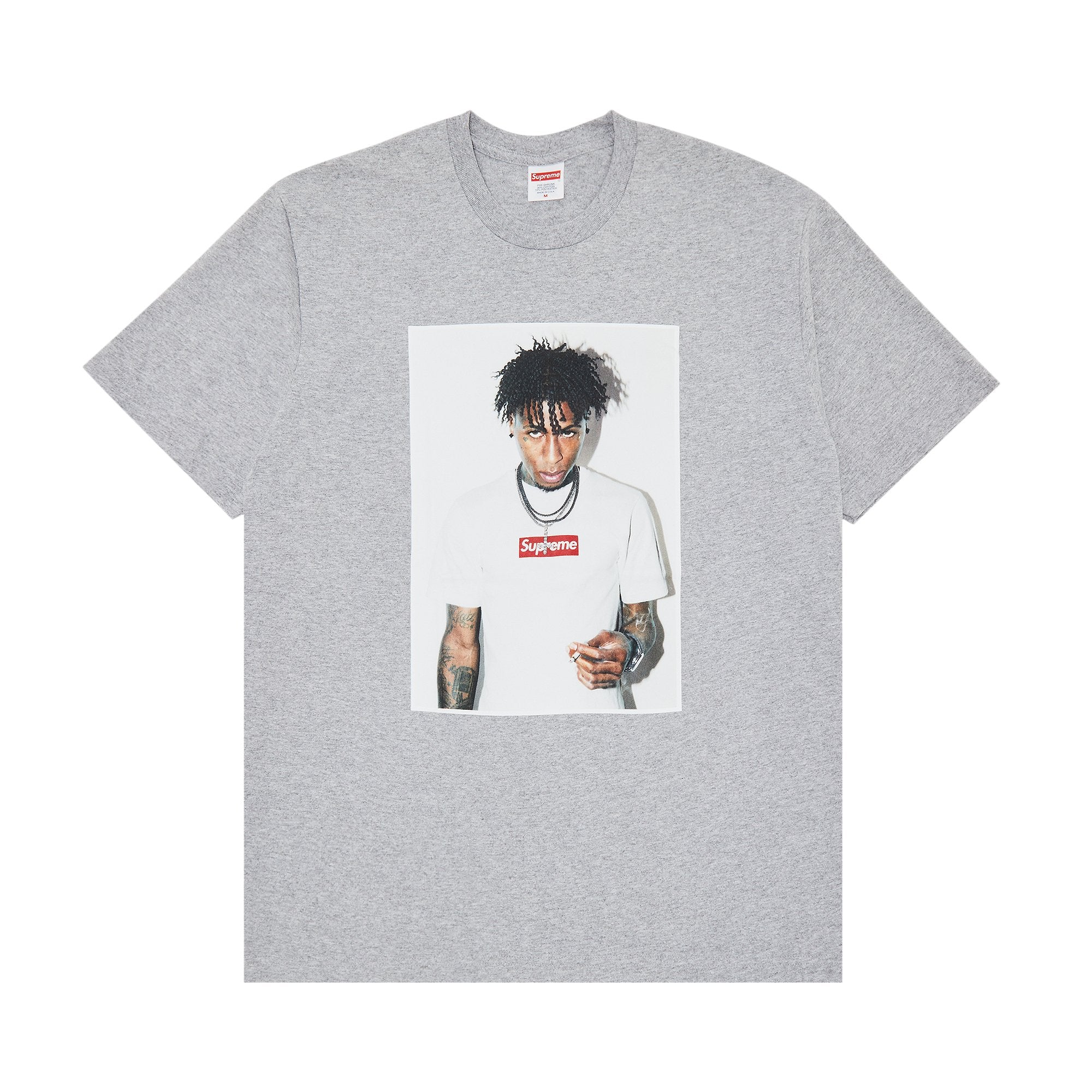 تي شيرت Supreme NBA Youngboy Heather Grey