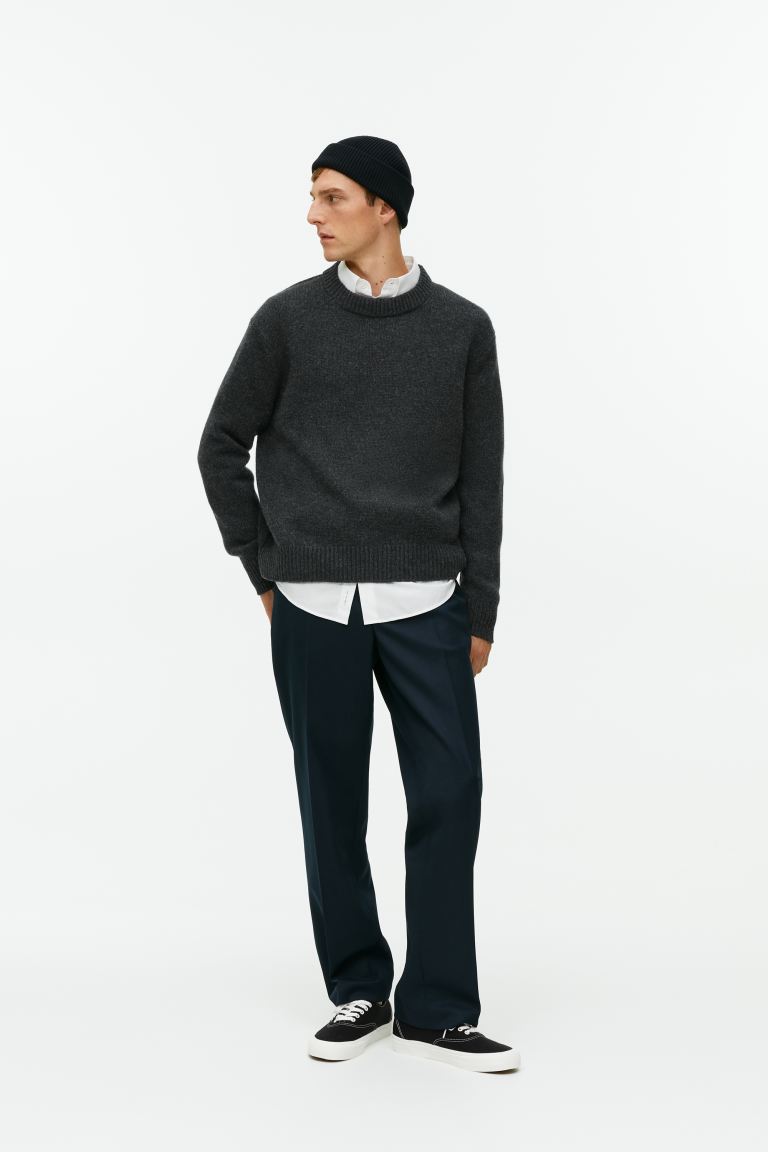 ARKET thick wool knit sweater