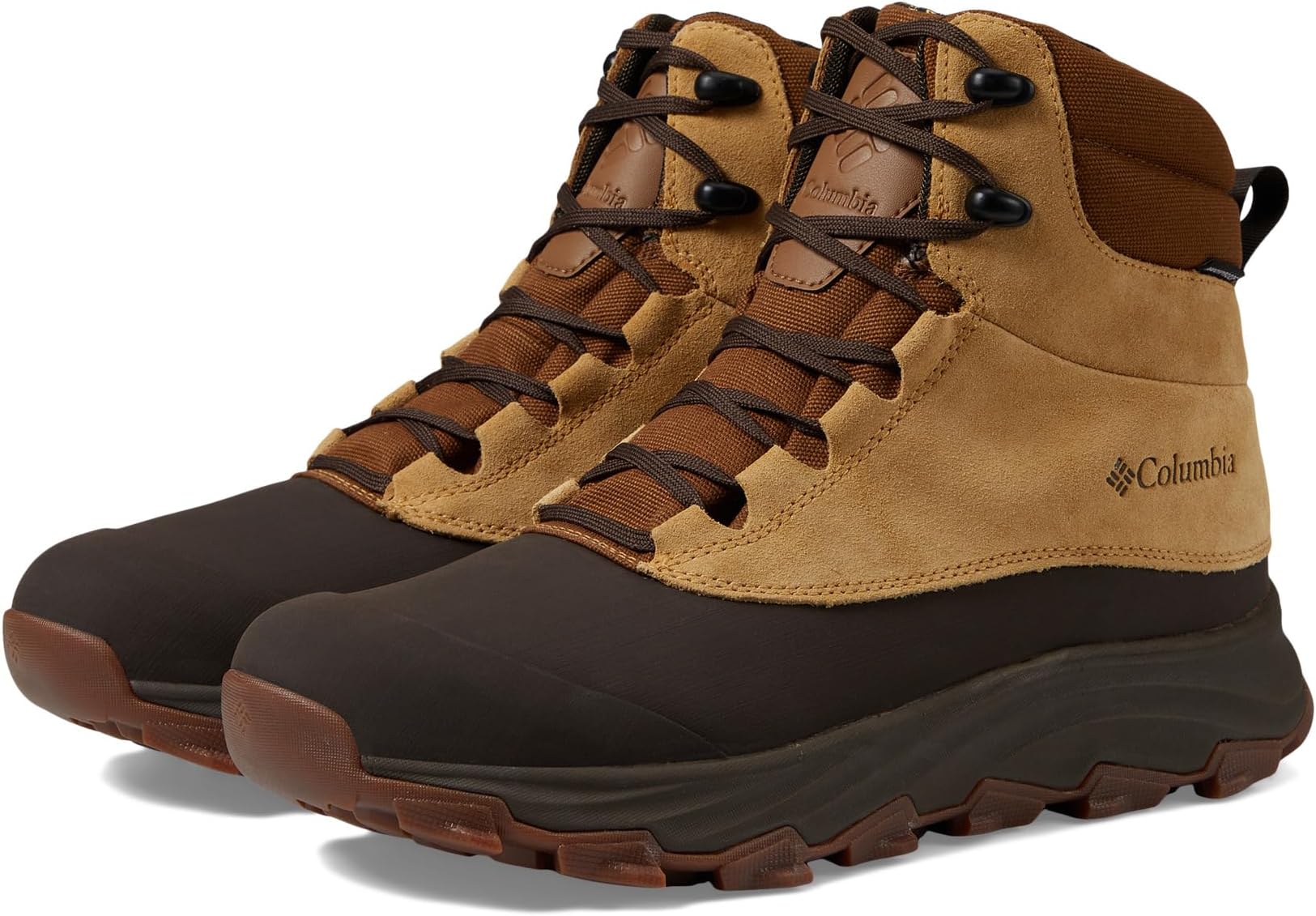 Expeditionist Shield Columbia Winter Boot in Curry/Light Brown