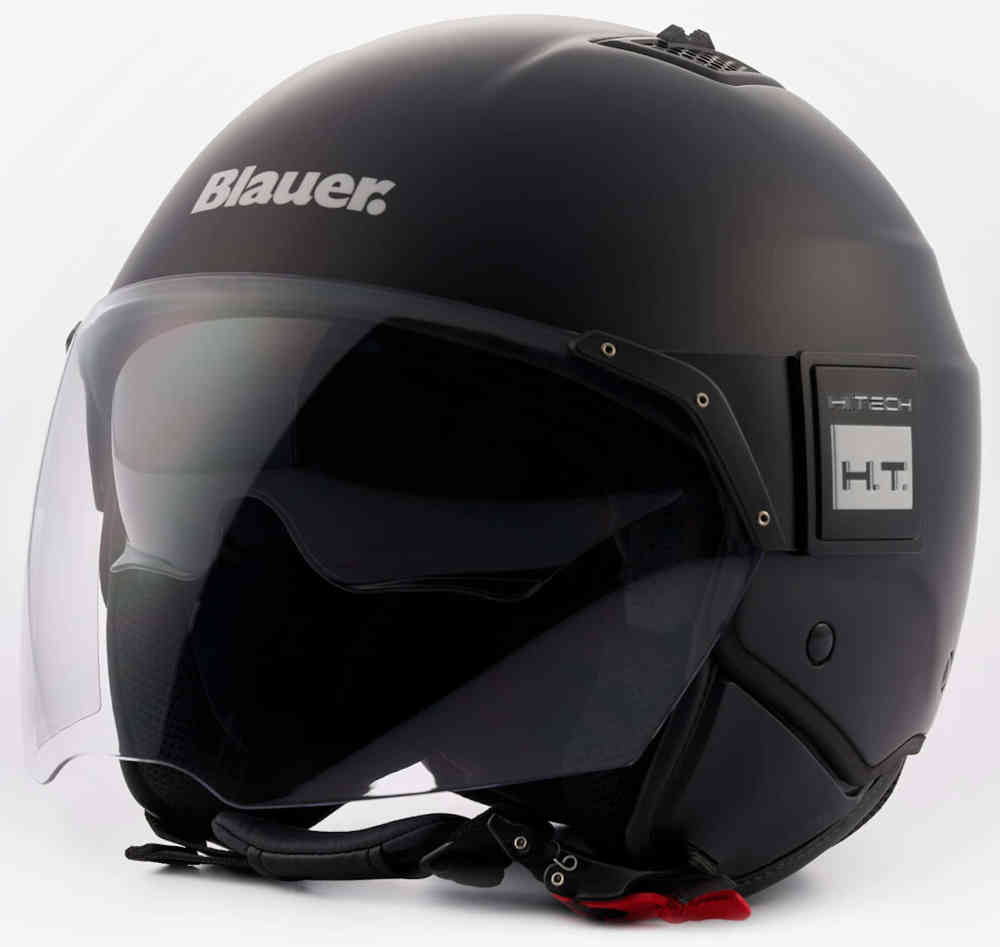 BET Monochrome jet helmet Blauer, black matt