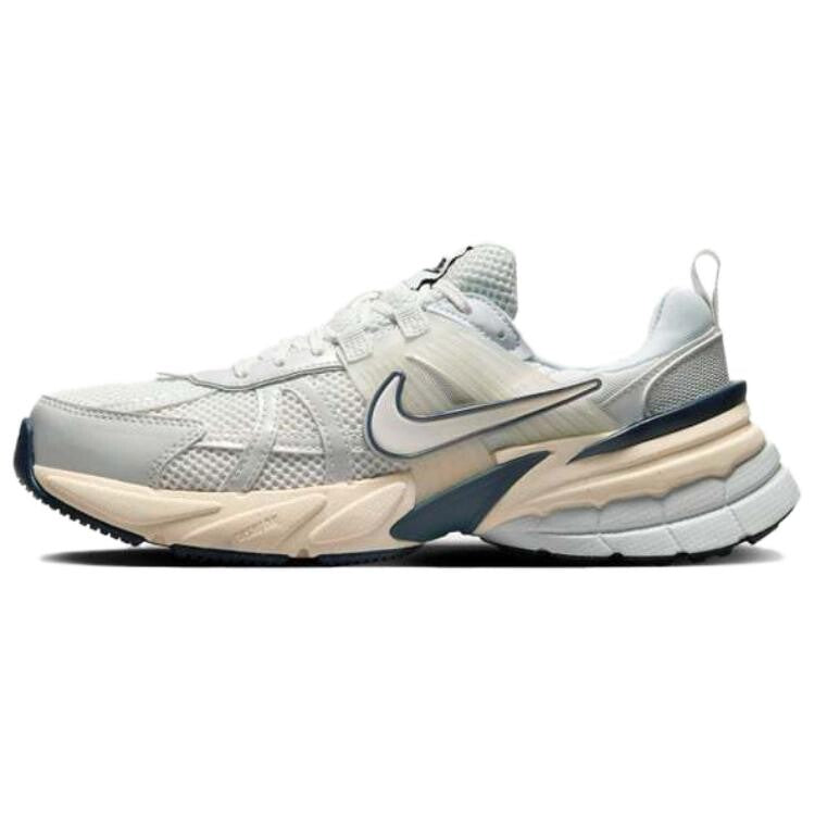 Nike V2K Run Lifestyle Shoes Unisex Low-top Light Silver Gray / Light Silver Gray / Platinum / Ice Pomegranate / Lightning Blue / Mountain White, blue