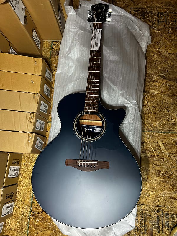 جيتار صوتي Ibanez AE275-DBF 2023 - حتى الآن - Dark Tide Blue Flat