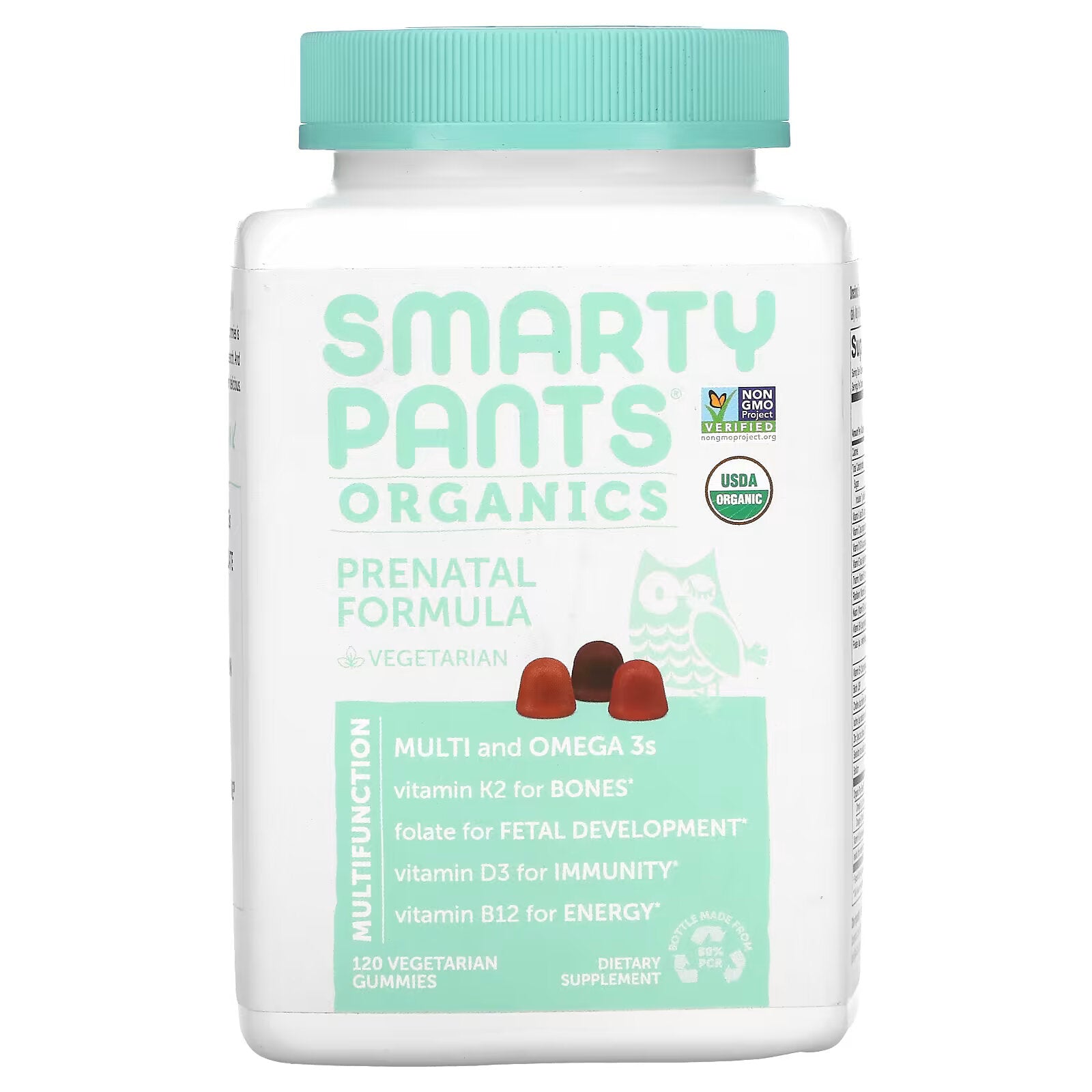 SmartyPants, Organics, Prenatal Complex, 120 Vegetarian Gummies