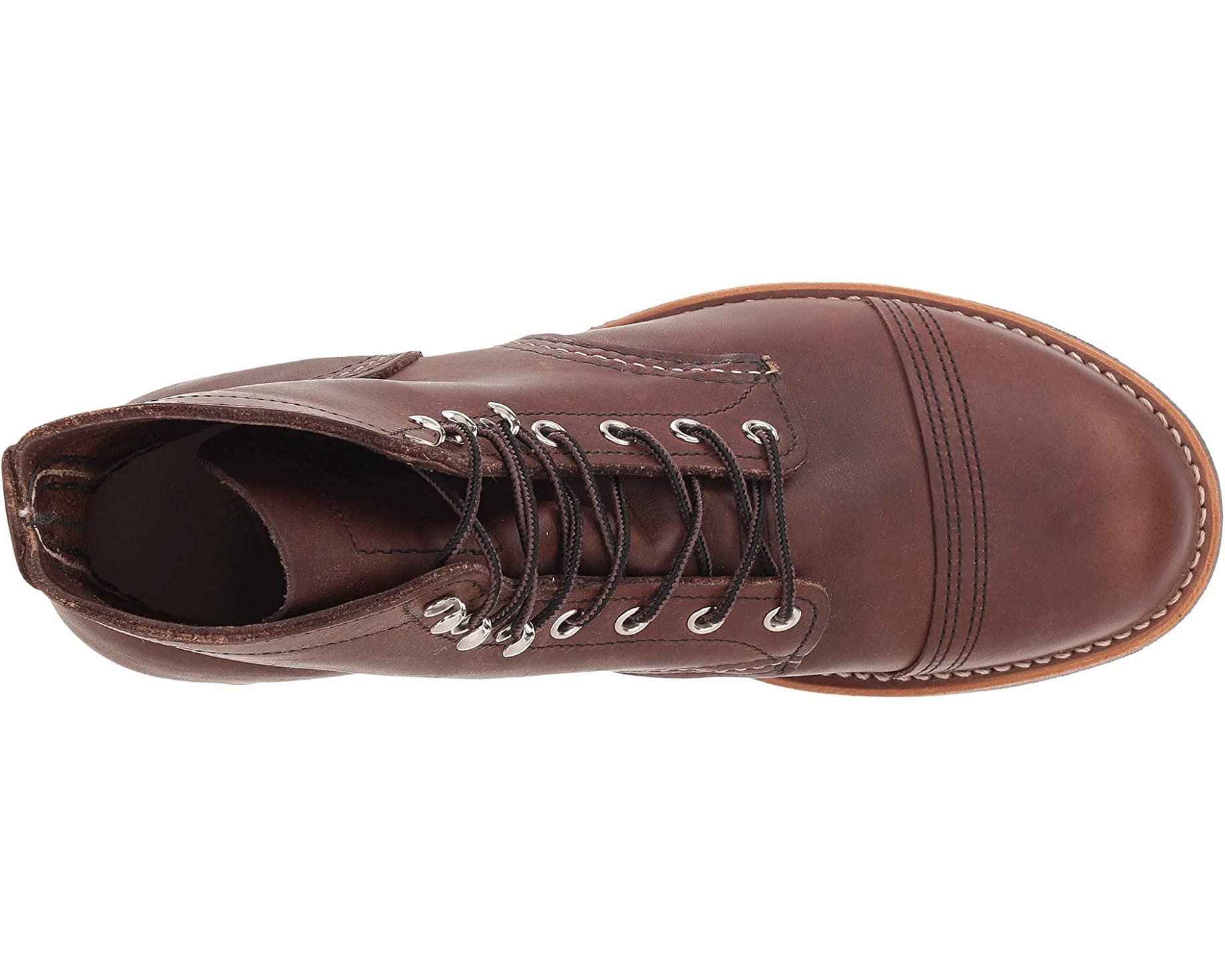 حذاء Iron Ranger Lug Red Wing Heritage مقاس 6 بوصات، حزام Amber