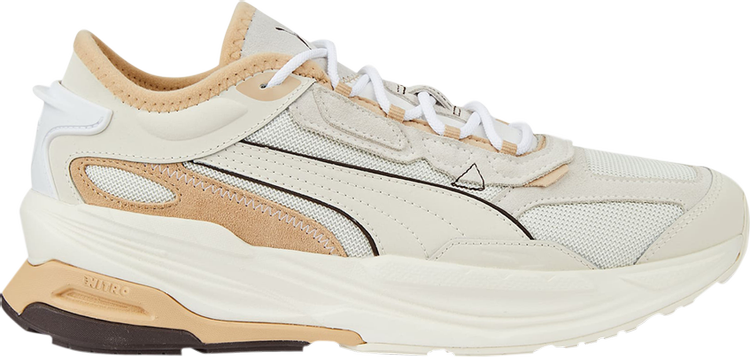 حذاء رياضي Puma Extent Nitro Heritage Whisper White Beige، رمادي