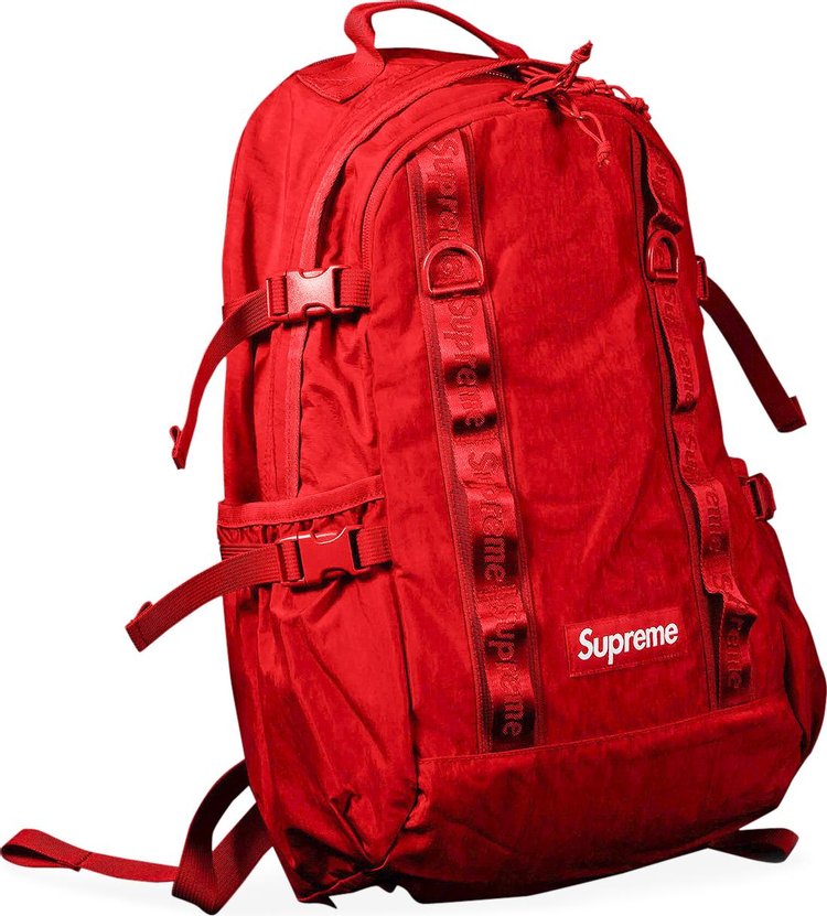 Supreme Backpack Dark Red, red