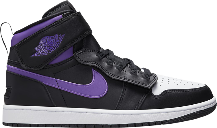 حذاء رياضي Air Jordan 1 High FlyEase Wild Berry باللون الأسود