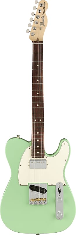 Fender American Performer Telecaster with Humbucker - Satin Surf Green Rosewood Fingerboard