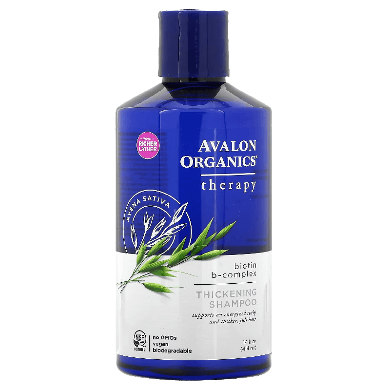 Avalon Organics Fortifying Shampoo with Biotin and B-Complex, 414 ml