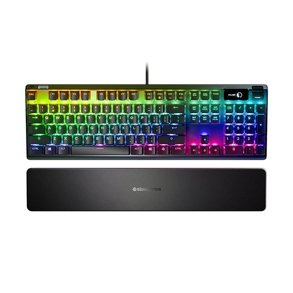 Wired gaming keyboard SteelSeries Apex 7, Blue Switch, black