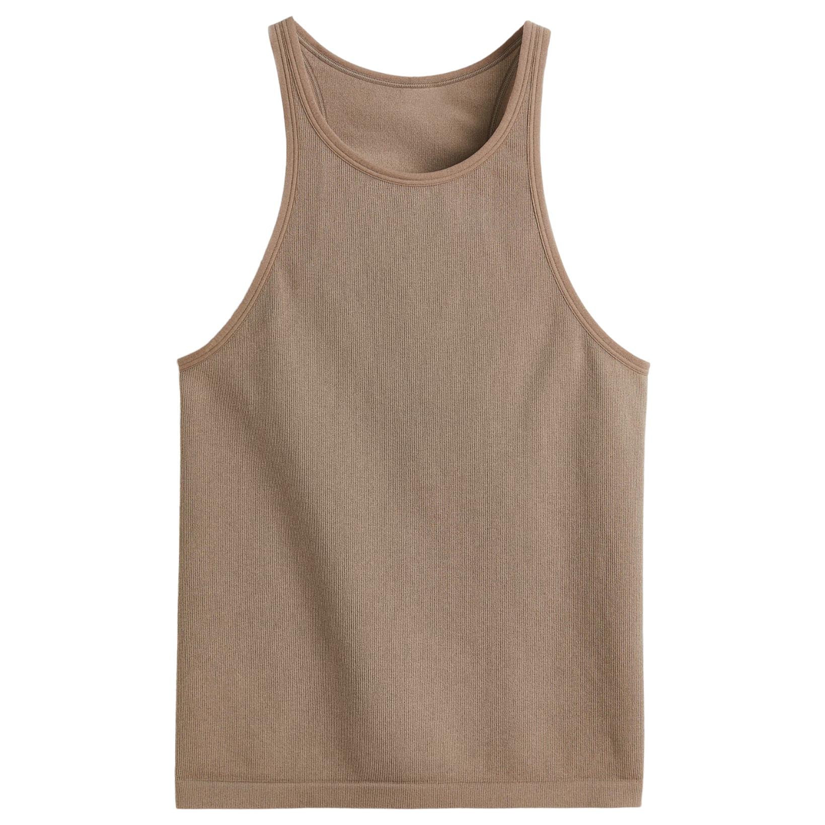 توب H&amp;M Thermolite Tank، بيج