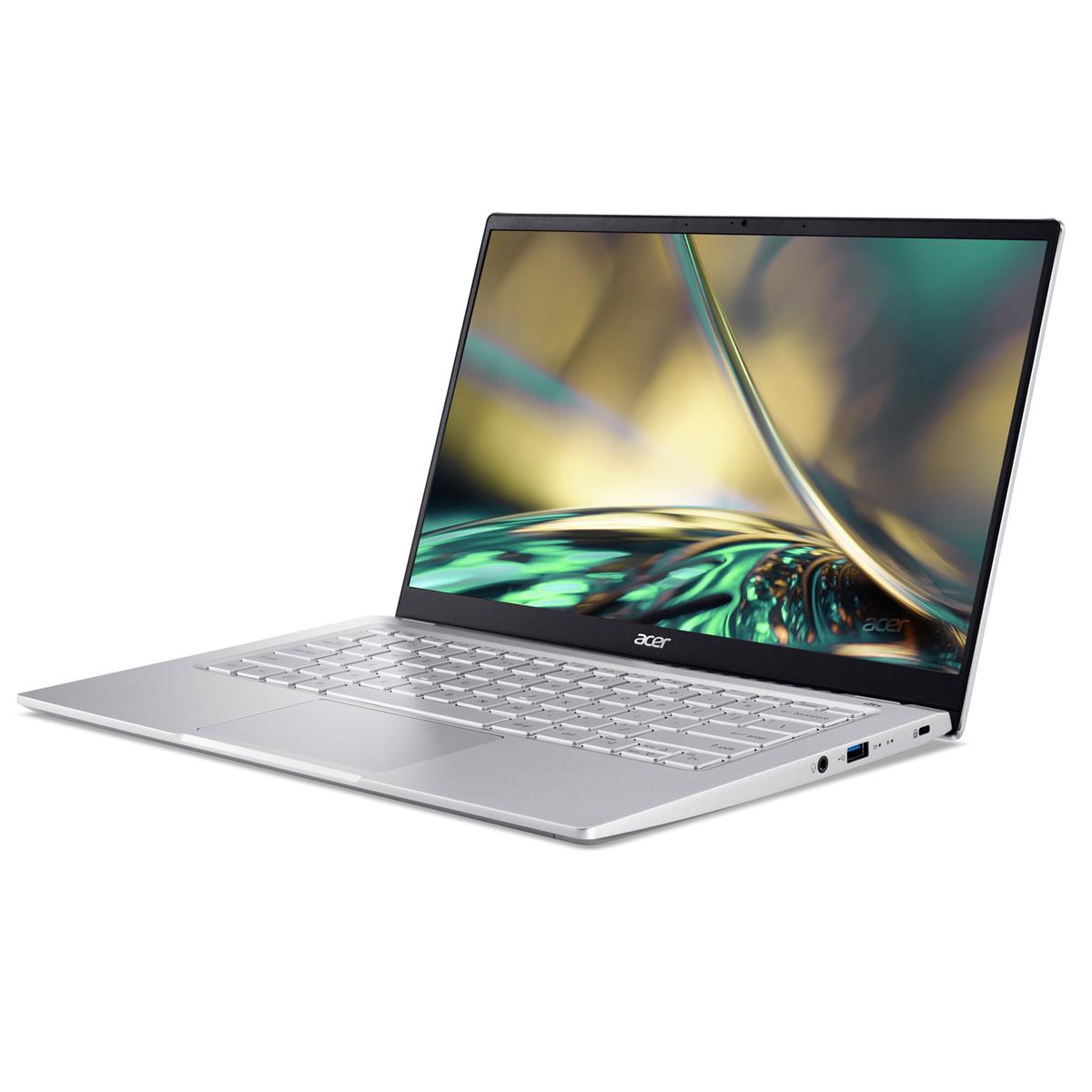 Laptop Acer Swift 3 SF314-512-78JG, 14", 16GB/512GB, Core i7-1260P, Iris Xe, silver, English layout