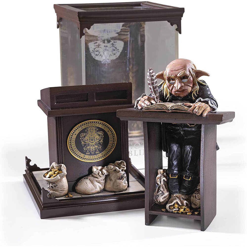 The Noble Collection Harry Potter Magical Creatures figurine, Gringotts bank goblin