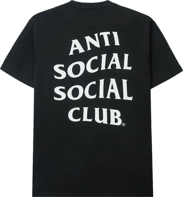 Anti Social Social Club Mind Games Tee 'Black', black