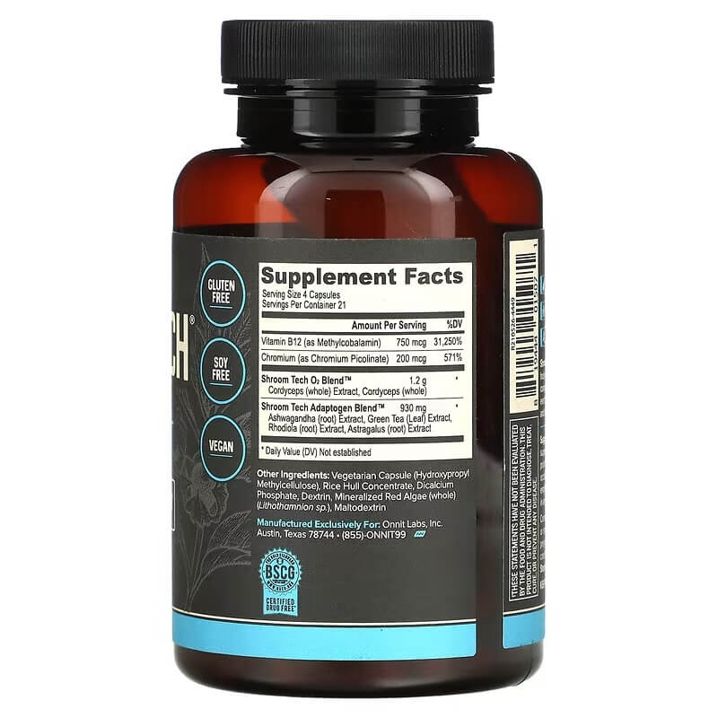 Onnit Energy Support Supplement, 84 Capsules