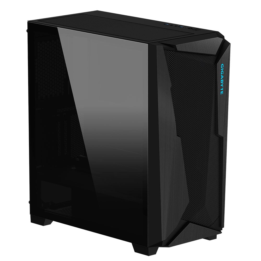 Case Gigabyte C301 Glass, Mid Tower, black