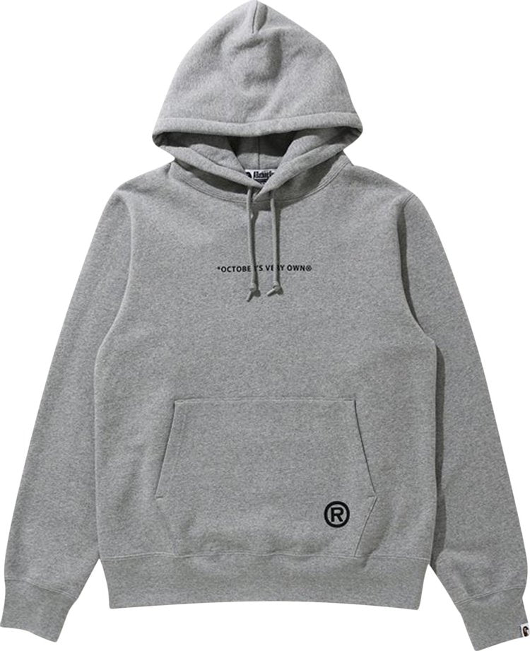 BAPE x OVO Pullover Hoodie 'Gray', gray