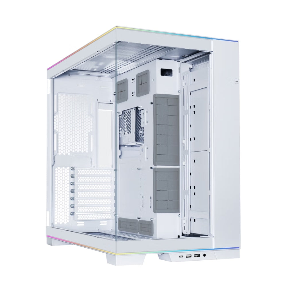 Case Lian Li O11D Evo RGB, Full Tower, white