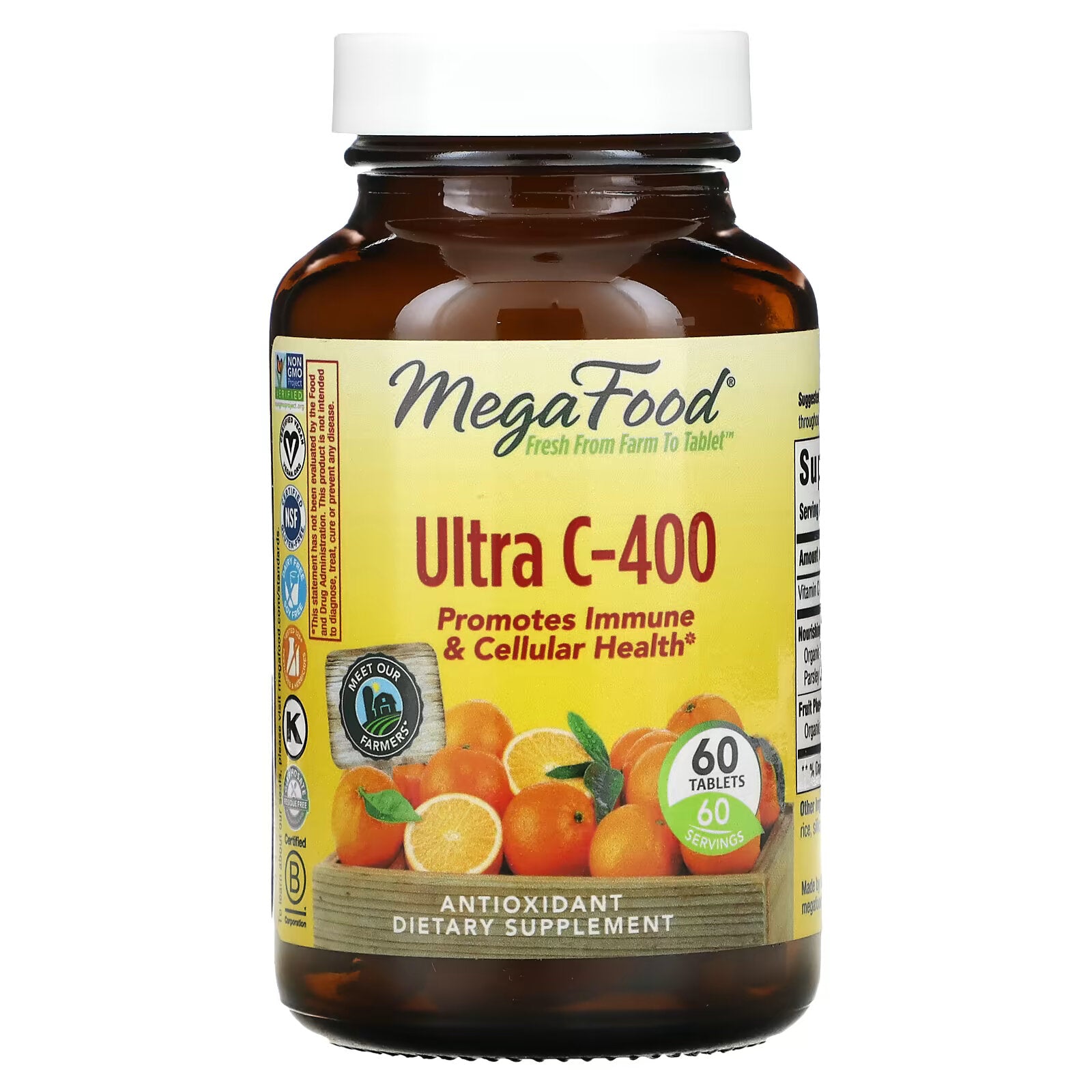 MegaFood, Ultra C-400, 60 tablets