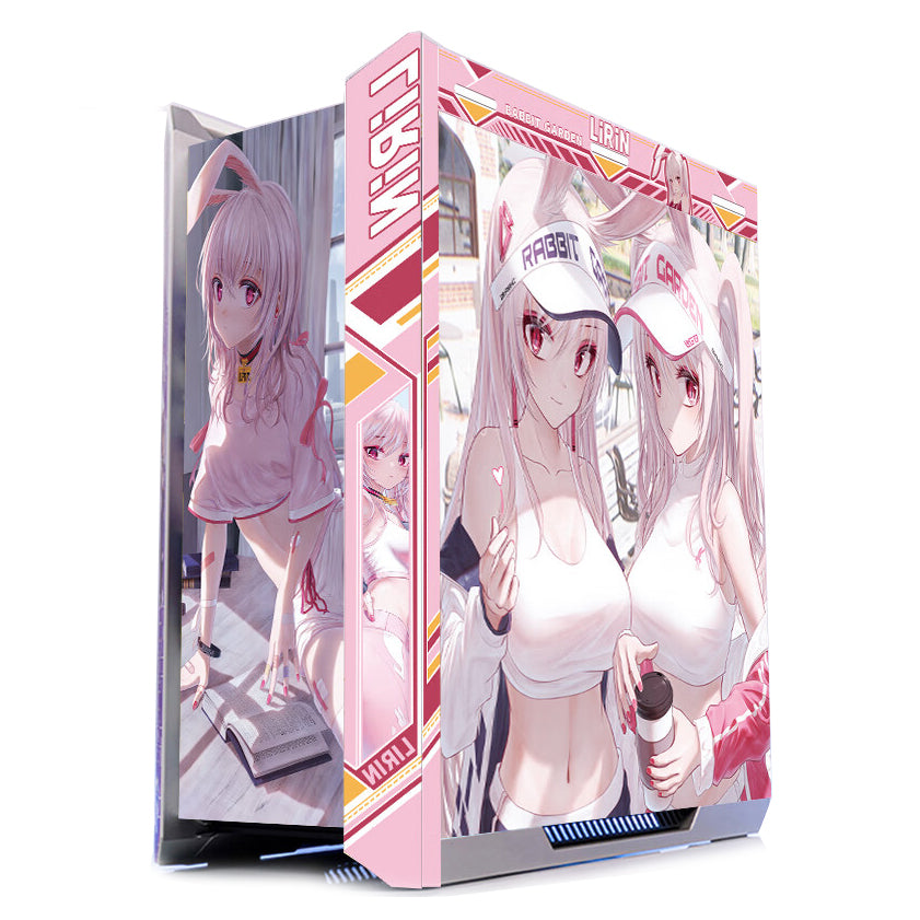 Case ASUS ROG Strix Helios GX601 Custom Lirin Bae Theme, Mid Tower, white/pink/pattern