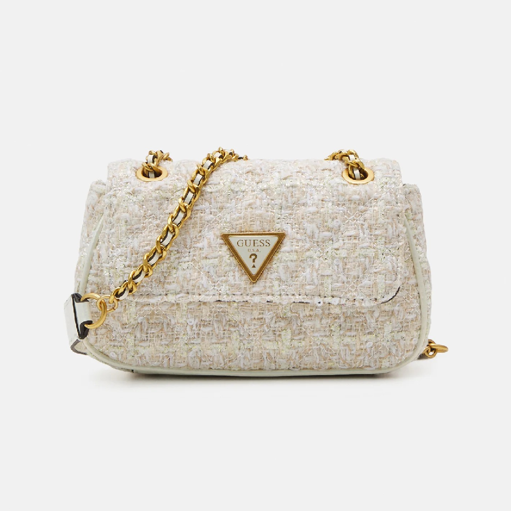 Guess Giully Mini Flap Bag, light beige