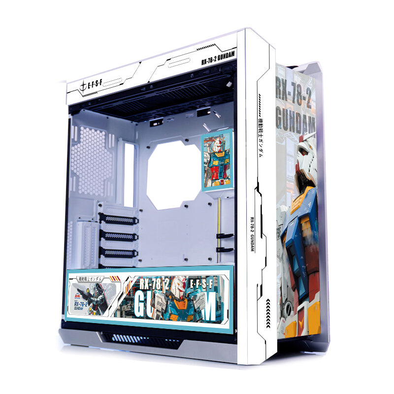 Case ASUS ROG Strix Helios GX601 Custom Gundam Theme, Mid Tower, white/pattern