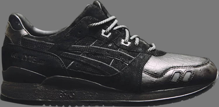 حذاء رياضي Solfly x gel lyte 3 'night haven' من Asics، باللون الأسود