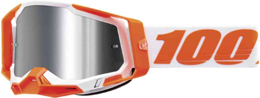 100% Racecraft II Orange Motocross Goggles,