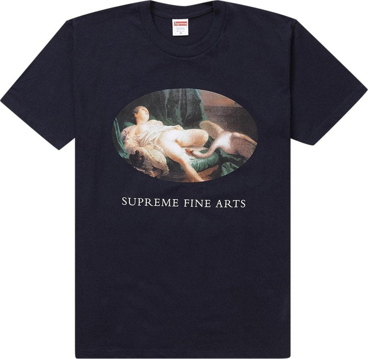 Supreme Leda And The Swan Tee 'Navy' T-Shirt, Blue