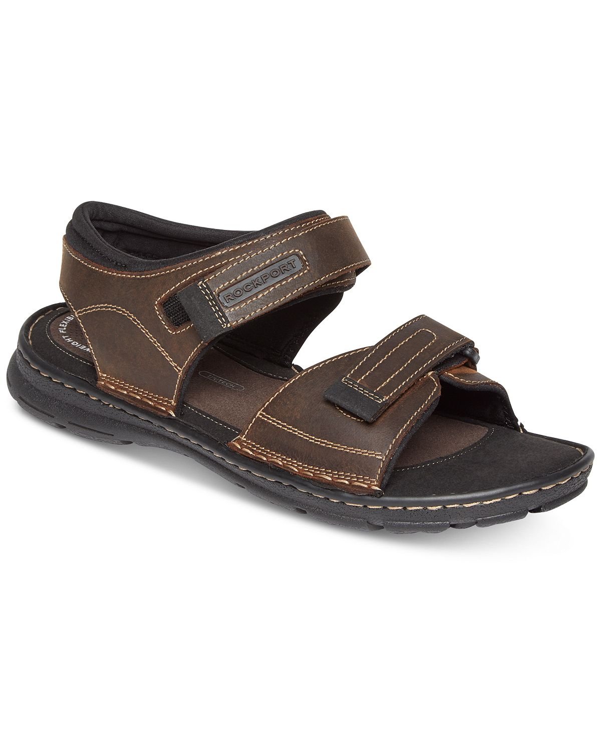 Darwyn Men's Rockport Quarter Strap Sandals, Multi