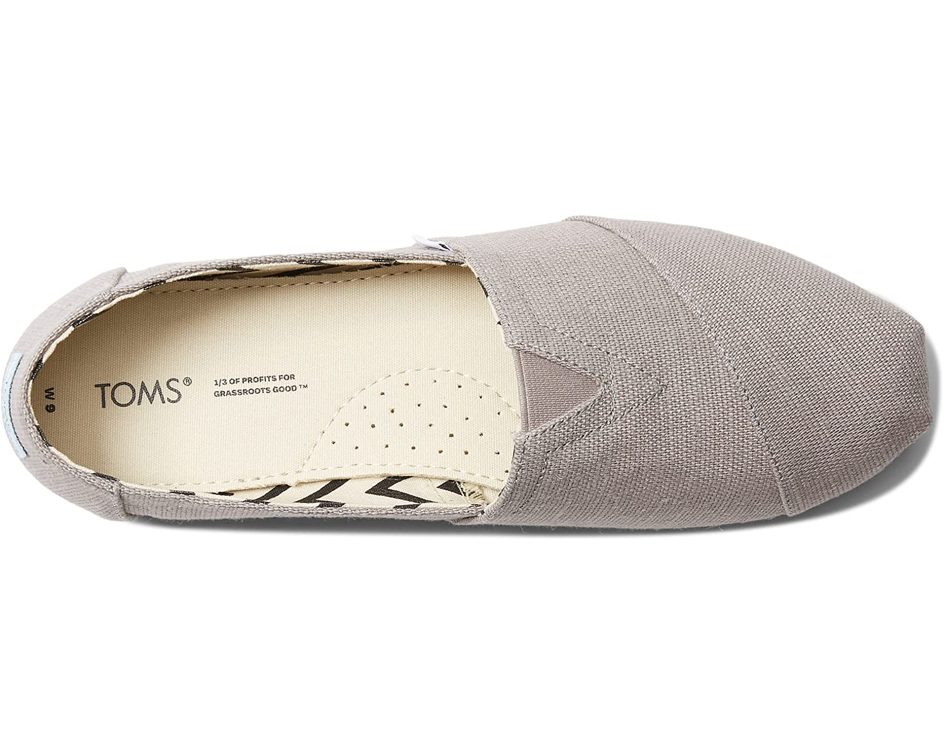 Classic Alpargata Loafers - Wide TOMS, morning dove