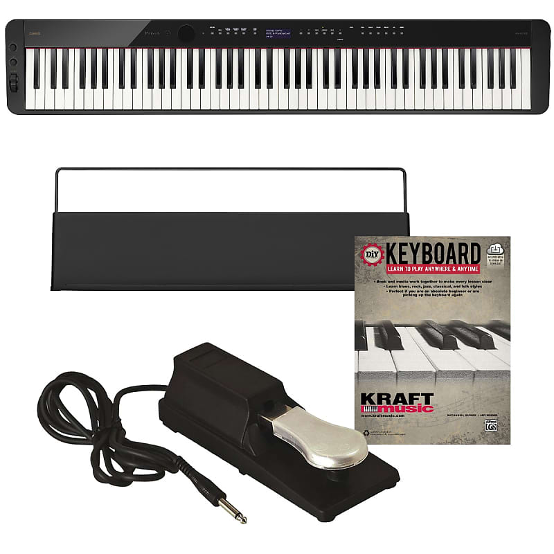 Casio PX-S3100 Digital Piano – Black BONUS PAK