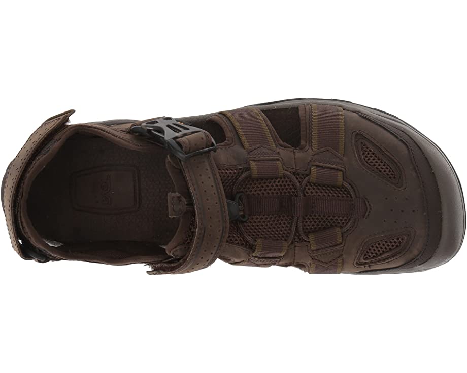 Omnium 2 Leather Teva Sandals, Turkish Coffee