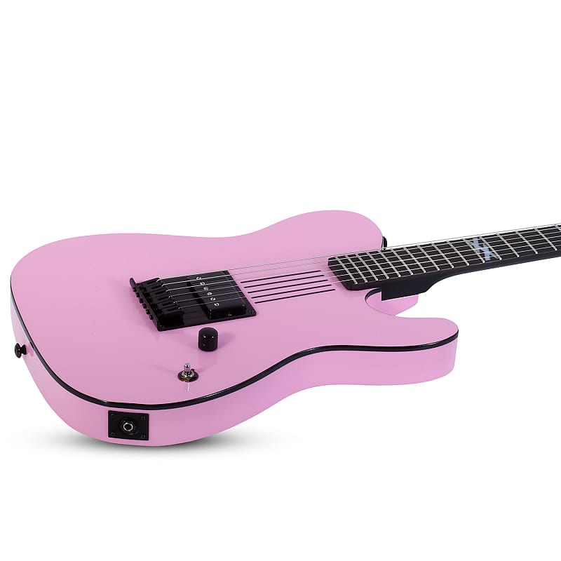 Schecter 85 Machine Gun Kelly Signature PT Guitar, Tickets To My Downfall Pink