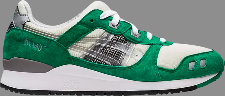 حذاء رياضي Awake ny x gel lyte 3 'green tambourine' من Asics باللون الأخضر