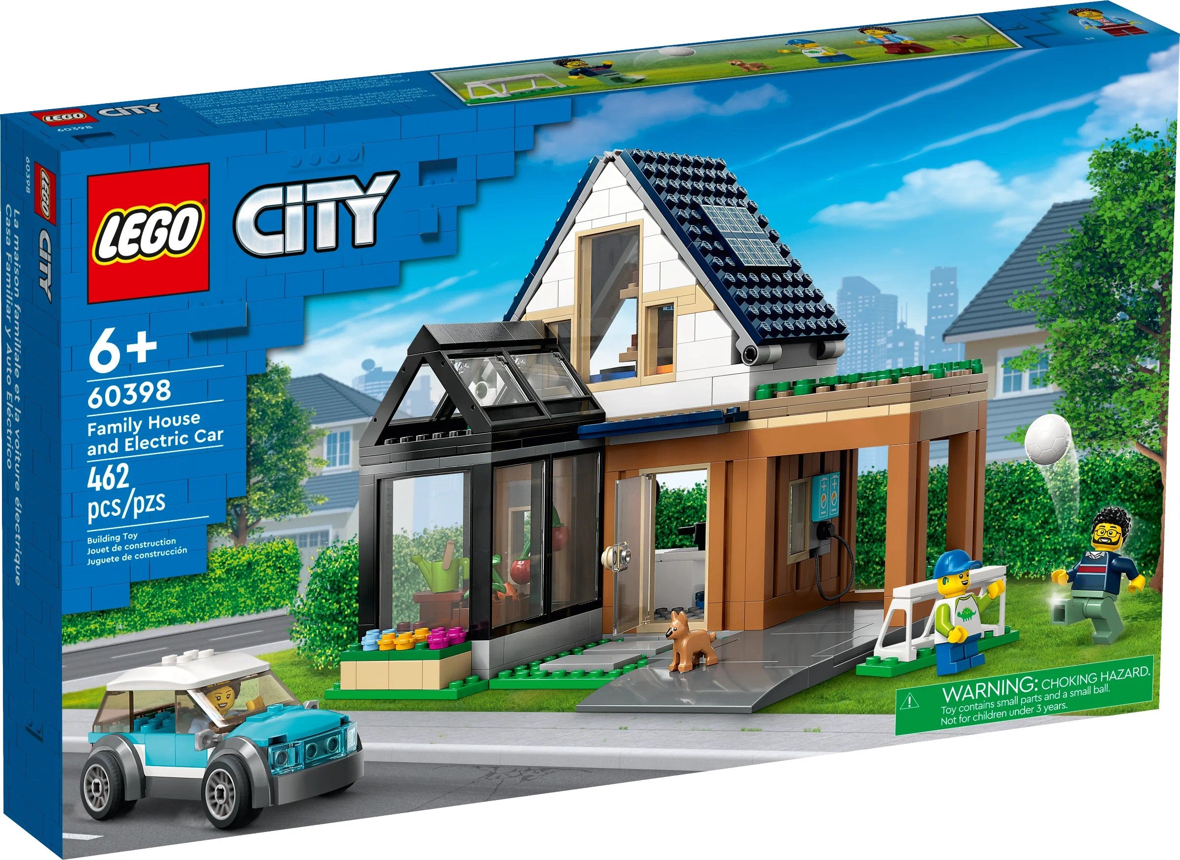 Lego City Family House And Electric Car 60398, 462 pieces