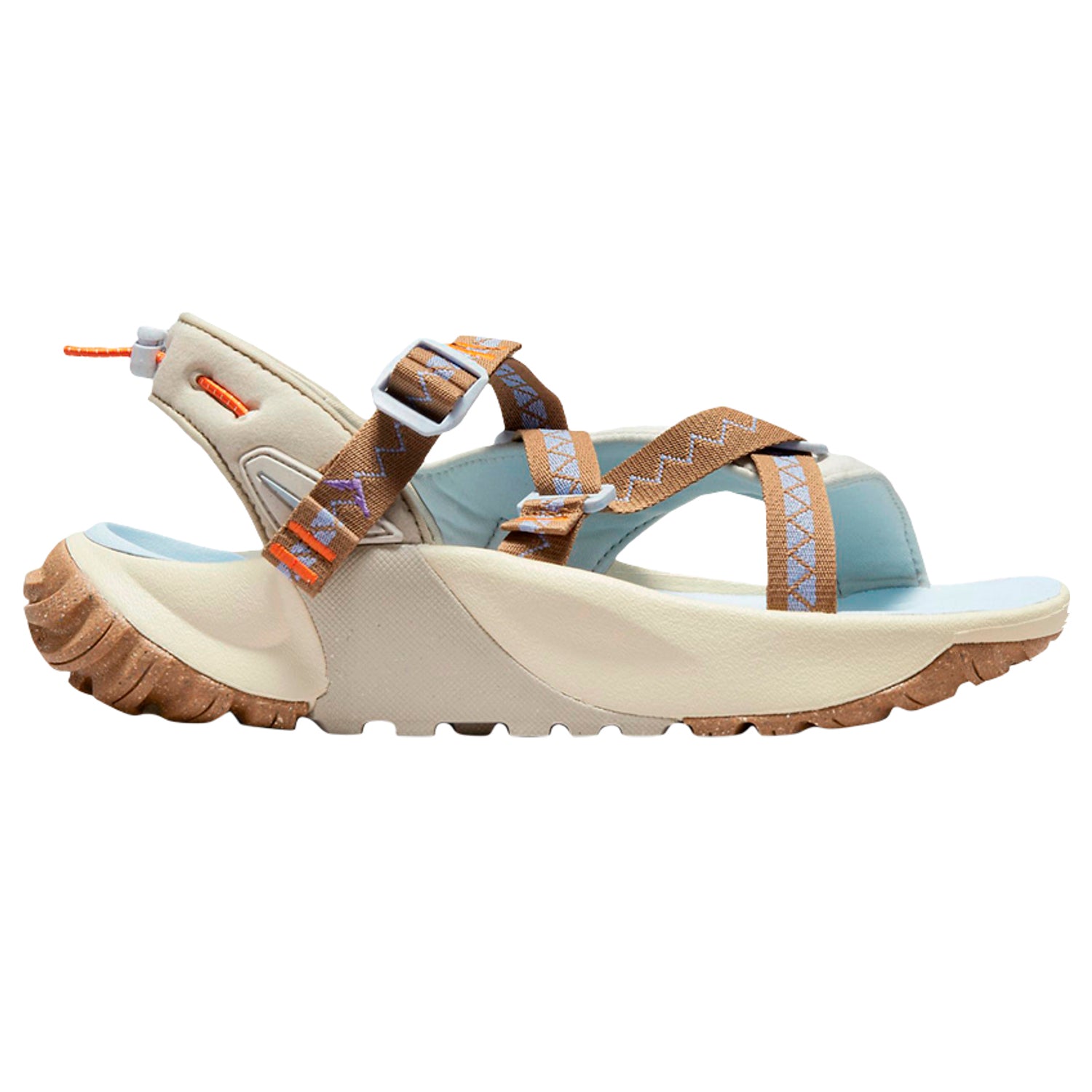 صندل Nike Womens Oneonta "Sail Celestine Blue Alabaster"، باللون الأبيض