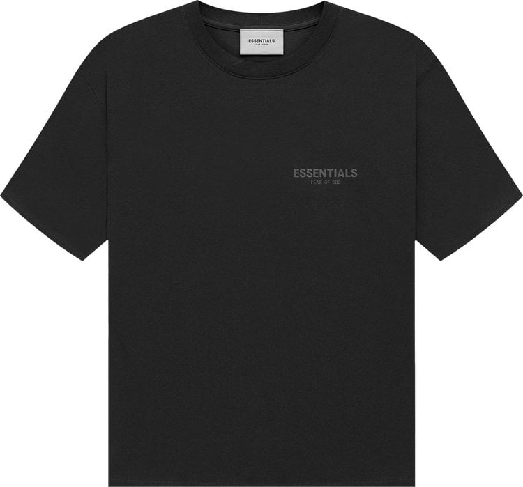 Fear of God Essentials Short-Sleeve Tee 'Stretch Limo', Black